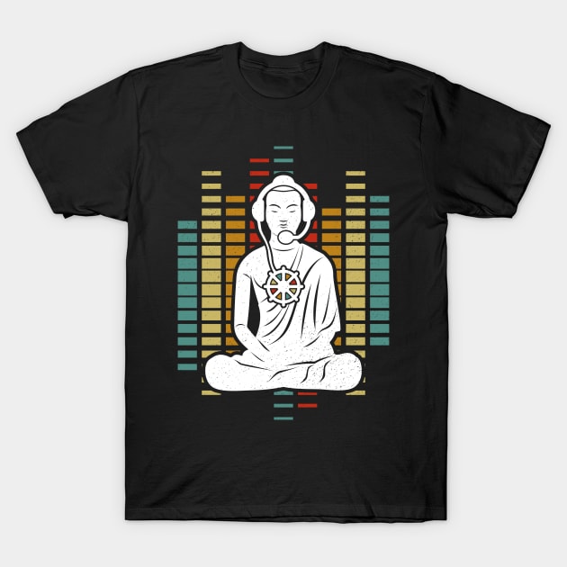 Buddha Zen Dharma Music T-Shirt by RadStar